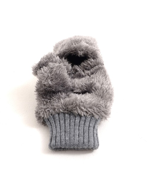 CONVERSE(コンバース)の「CONVERSE boa gloves with fleece band / コンバース フリースバンド ボアグローブ(手袋・レディース・ベージュ/グレー/ベージュ系その他/ピンク/オフホワイト・FREE)」の13枚目の写真