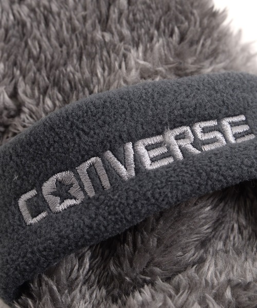 CONVERSE(コンバース)の「CONVERSE boa gloves with fleece band / コンバース フリースバンド ボアグローブ(手袋・レディース・ベージュ/グレー/ベージュ系その他/ピンク/オフホワイト・FREE)」の11枚目の写真