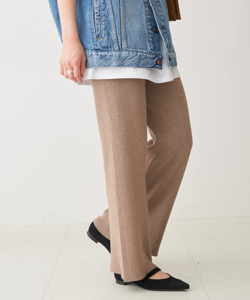 Spick & Span（スピックアンドスパン）の「Spick & Span ポインテッドリボンフラットシューズ（その他シューズ・レディース・ブラック・36/37/38）」の3枚目の写真