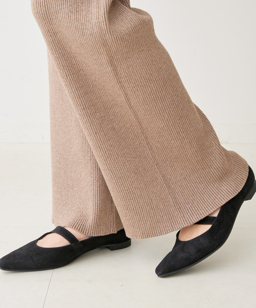 Spick & Span（スピックアンドスパン）の「Spick & Span ポインテッドリボンフラットシューズ（その他シューズ・レディース・ブラック・36/37/38）」の11枚目の写真