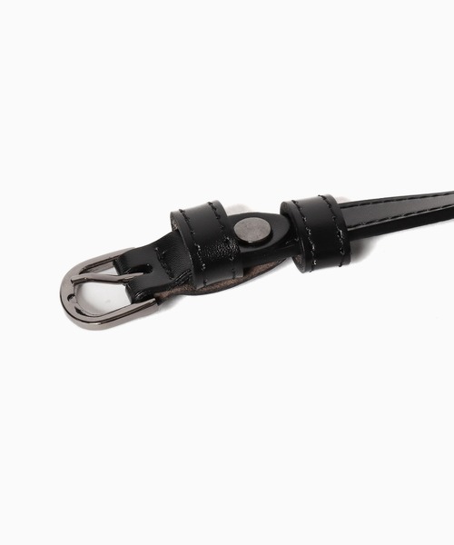 ロングベルト セール】Long Leather Narrow Belt/ロングレザーナローベルト