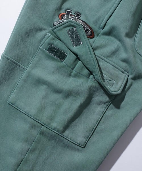 XLARGE(エクストララージ)の「BLEACHED SWEAT CARGO PANTS(カーゴパンツ・メンズ・ブラック/パープル/グリーン・XL/L/M/S)」の8枚目の写真