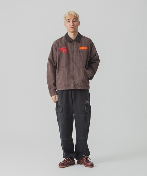 XLARGE(エクストララージ)の「BLEACHED SWEAT CARGO PANTS(カーゴパンツ・メンズ・ブラック/パープル/グリーン・XL/L/M/S)」の22枚目の写真