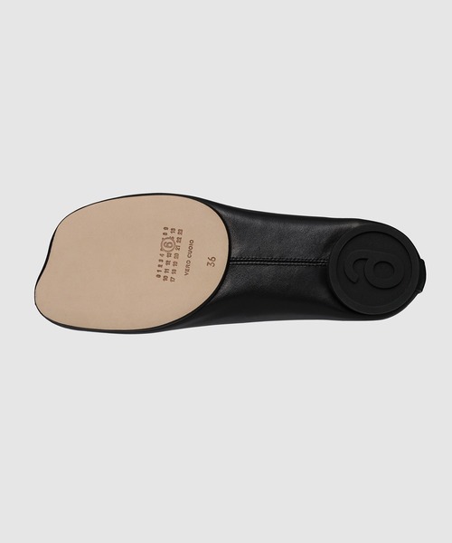 MM6 Maison Margiela(エムエムシックス メゾン マルジェラ)の「BALLET SHOE(バレエシューズ・レディース・ブラック・38/37/36)」の3枚目の写真