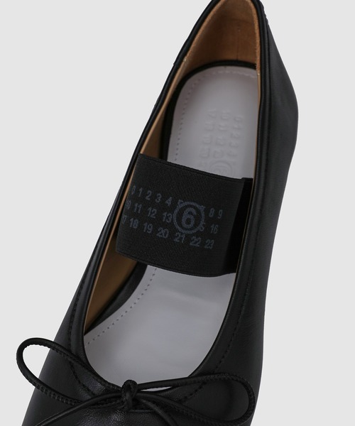 MM6 Maison Margiela(エムエムシックス メゾン マルジェラ)の「BALLET SHOE(バレエシューズ・レディース・ブラック・38/37/36)」の6枚目の写真