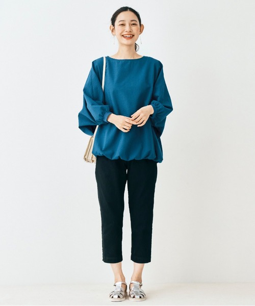 and myera(アンド マイラ)の「and myera ゆるりとしたカプリパンツ(その他パンツ・レディース・ブラック/ホワイト・LARGE/MEDIUM/X-LARGE/SMALL)」の17枚目の写真
