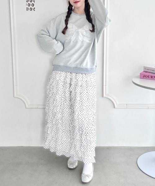 美品★peu presゾウプリント ティアード ロング スカート プリントティアードスカート - ベルーナ【公式】