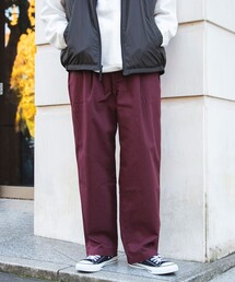 ガレージチノワイドストレートパンツ