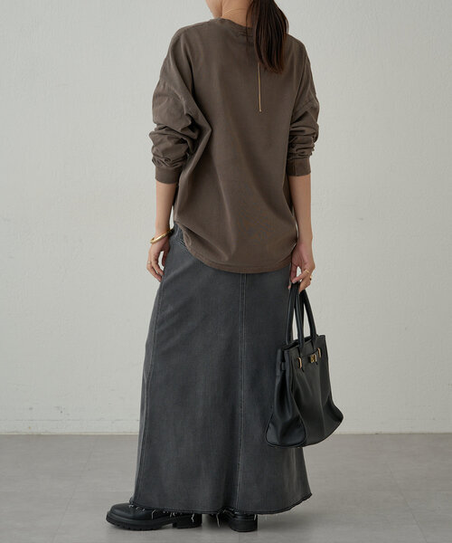 LOUNGEDRESS(ラウンジドレス)の「【GOOD ROCK SPEED/グッドロックスピード】EAGLEロンT(Tシャツ/カットソー・レディース・アイボリー/ブラック系その他/ブラウン・FREE)」の16枚目の写真