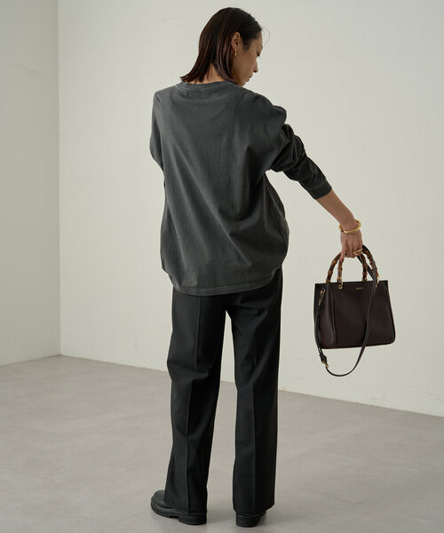 LOUNGEDRESS(ラウンジドレス)の「【GOOD ROCK SPEED/グッドロックスピード】EAGLEロンT(Tシャツ/カットソー・レディース・アイボリー/ブラック系その他/ブラウン・FREE)」の12枚目の写真