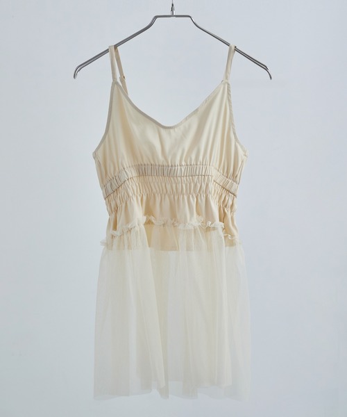 Fashion Letter グラデーションチュールプリーツワンピース ファッションレター Fashion Letter グラデーションチュール