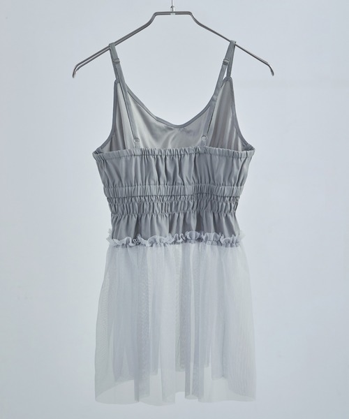 Fashion Letter グラデーションチュールプリーツワンピース ファッションレター Fashion Letter グラデーションチュール