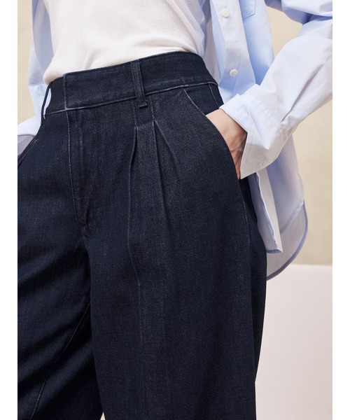 新品未使用タグ付き BANANA REPUBLIC ワイドレッグジーンズ Banana Republic（バナナリパブリック）の「ワイドレッグ
