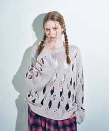 RNA | K2685 ホールケーブルルーズプルオーバー(ニット/セーター)