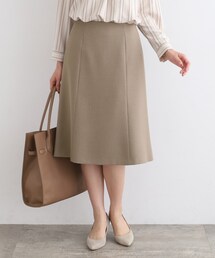 INDIVI｜インディヴィのスーツスカート（ベージュ系）通販