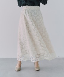 YECCA VECCA | テープリボン刺繍フレアスカート(スカート)