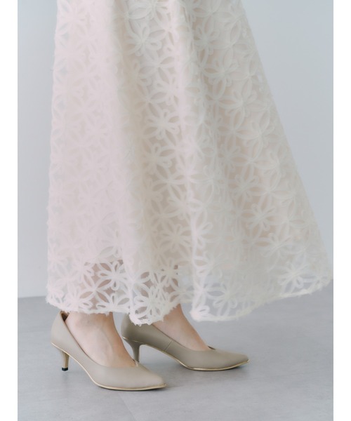 YECCA VECCA(イェッカヴェッカ)の「テープリボン刺繍フレアスカート(スカート・レディース・アイボリー/ブラック・FREE)」の10枚目の写真