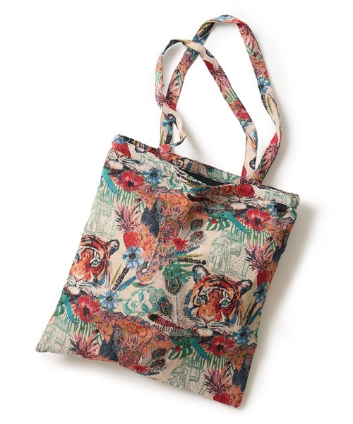 ADPOSION（アドポーション）の「ゴブラン織り 総柄トートバッグ（トートバッグ・メンズ・その他1/その他2/その他3・FREE）」の3枚目の写真