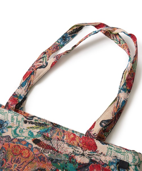 ADPOSION（アドポーション）の「ゴブラン織り 総柄トートバッグ（トートバッグ・メンズ・その他1/その他2/その他3・FREE）」の6枚目の写真