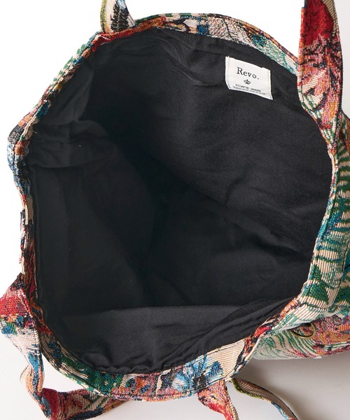 ADPOSION（アドポーション）の「ゴブラン織り 総柄トートバッグ（トートバッグ・メンズ・その他1/その他2/その他3・FREE）」の9枚目の写真