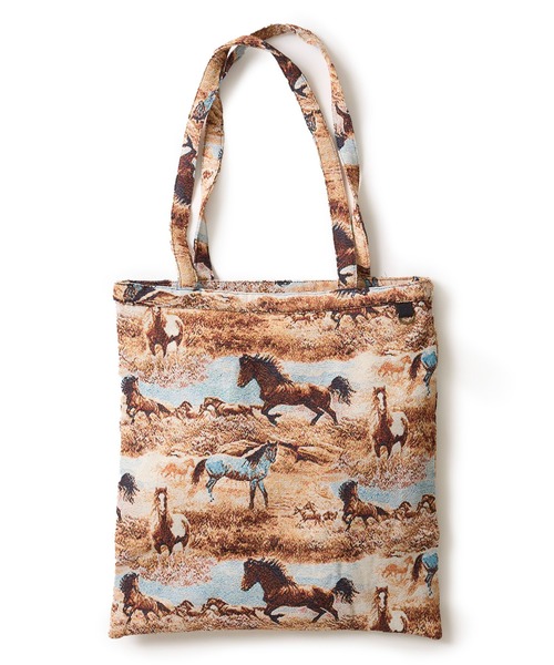 ADPOSION（アドポーション）の「ゴブラン織り 総柄トートバッグ（トートバッグ・メンズ・その他1/その他2/その他3・FREE）」の11枚目の写真