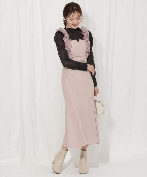 フリルショルダーマーメイドワンピース（ワンピース）｜WILLSELECTION  