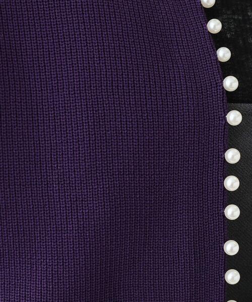 DRESKIP（ドレスキップ）の「◆フェイクパールが華やか フェミニンニットカーディガン（カーディガン/ボレロ・レディース・グレー/ブラック/ライトベージュ/ダークパープル・02/03/04）」の20枚目の写真