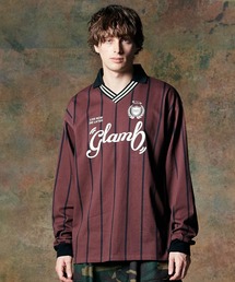 glamb | Stripe Football Cutsew / ストライプフットボールカットソー(Tシャツ/カットソー)