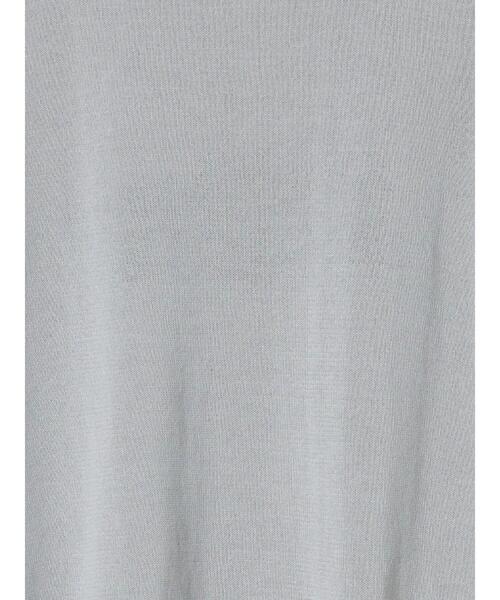 Samansa Mos2 blue（サマンサモスモスブルー）の「◎ジャカードロゴニットプルオーバー（ニット/セーター・レディース・オフホワイト/グレー/ネイビー・F）」の8枚目の写真