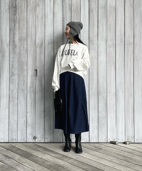 ikka(イッカ)の「【雑誌InRed11月号掲載】タックスカーチョ(その他パンツ・レディース・マスタード/ネイビー/ベージュ/ブラック/オリーブ・S/M/L)」の15枚目の写真