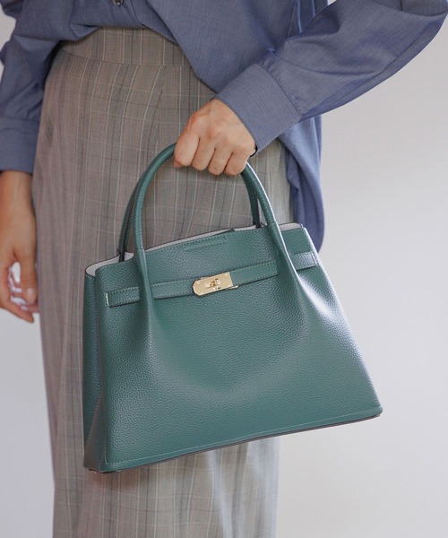 Elura（エルーラ）の「スマートリュクスショルダー/137728（ハンドバッグ・レディース・ライトグレー/グリーン/ブラック・ONE SIZE）」の3枚目の写真