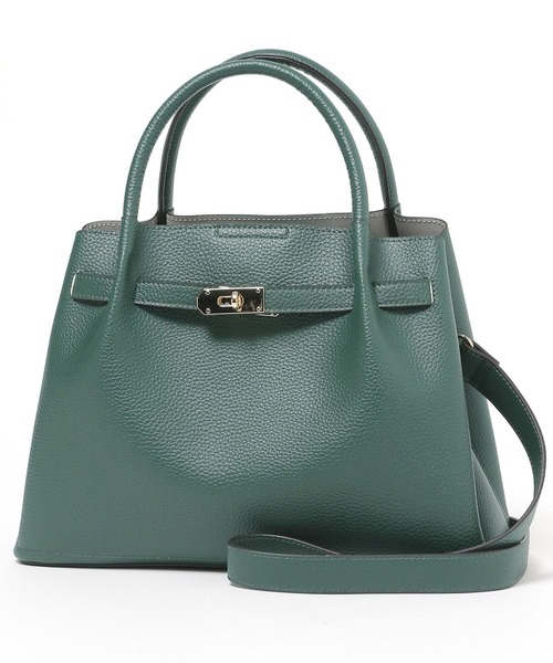 Elura（エルーラ）の「スマートリュクスショルダー/137728（ハンドバッグ・レディース・ライトグレー/グリーン/ブラック・ONE SIZE）」の13枚目の写真