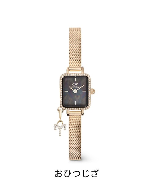 Daniel Wellington(ダニエルウェリントン)の「Quadro Mini Crystal Zodiac Sterling 15.4x18.2MM レーディス腕時計 ゴールド(アナログ腕時計・レディース・GOLD/ゴールド系/ゴールド系3/ゴールド系1/ゴールド系9/ゴールド系4/ゴールド系2/ゴールド系8/ゴールド系7/ゴールド系6/ゴールド系5/イエローゴールド・ONE SIZE)」の2枚目の写真