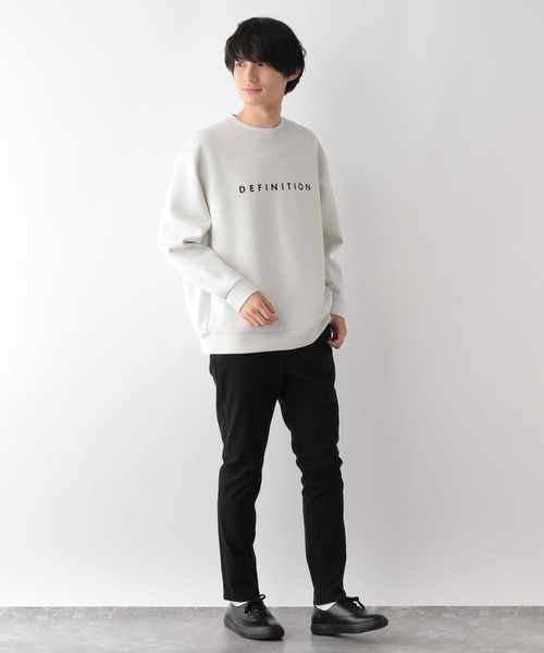 GLOBAL WORK(グローバルワーク)の「ライトクッションクルー/ロゴ/116246(スウェット・メンズ・ホワイト系その他5/ホワイト系その他6/ブラック系9/グレー系9/グレー系その他2/グレー系その他3/グリーン系その他2/ホワイト系その他3/ホワイト系その他7/ネイビー/チャコールグレー/ホワイト系その他/グリーン系その他6・SMALL/MEDIUM/LARGE/X-LARGE)」の14枚目の写真