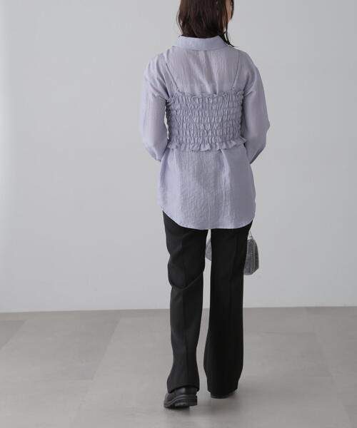 【まるさん専用】FIDES パンツ　スラックス mizuiro ind｜【30%OFF】ワイドイージースラックス パンツ 長