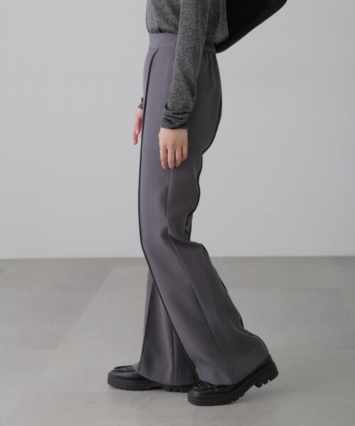 パンツ center press flare slacks sullen パンツ center press flare slacks sullen SINSS スラックス