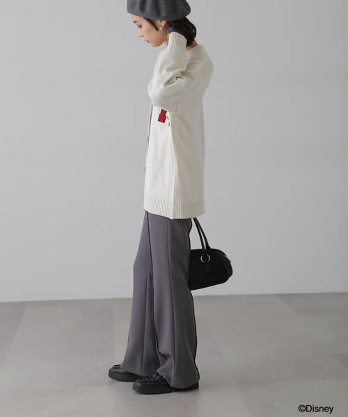 パンツ center press flare slacks sullen パンツ center press flare slacks sullen SINSS スラックス