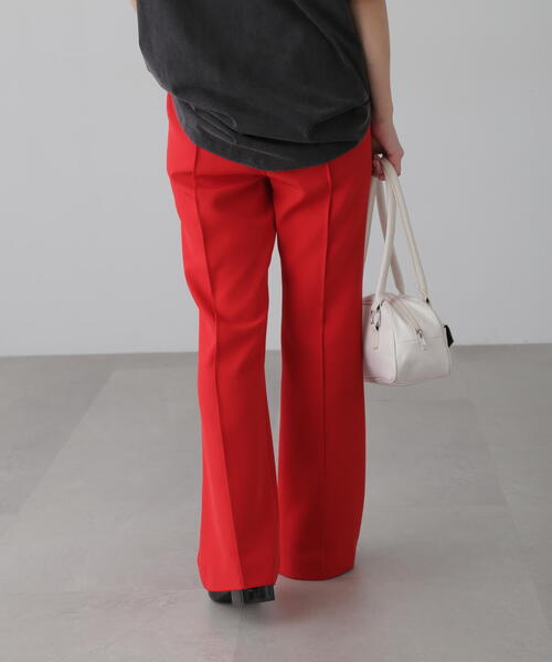 FREE'S MART(フリーズマート)の「フレアセンタープレスパンツ(スラックス・レディース・ブラック/グレー/レッド・X-SMALL/SMALL/MEDIUM)」の12枚目の写真