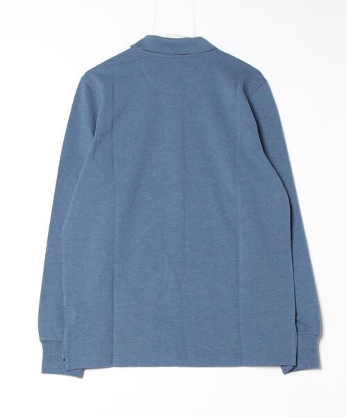 BROOKS BROTHERS(ブルックスブラザーズ)の「GF スーピマコットン ストレッチピケ ロングスリーブポロシャツ Slim Fit(ポロシャツ・メンズ・ダークブルー・MEDIUM/SMALL/LARGE)」の3枚目の写真