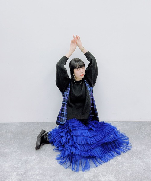 niko and（ニコアンド）の「[MODE NORM CORE]フリルチュールシアー