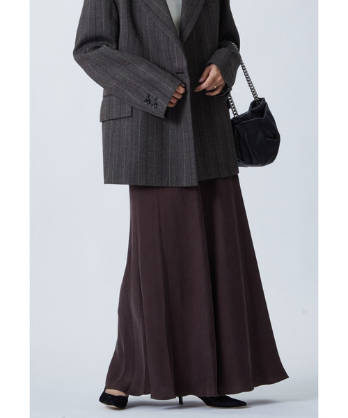 1er Arrondissement（プルミエアロンディスモン）の「【新色登場】キュプラフィブリルマーメイドスカート（スカート・レディース・マスタード/ブラウン系その他5・36/38）」の2枚目の写真