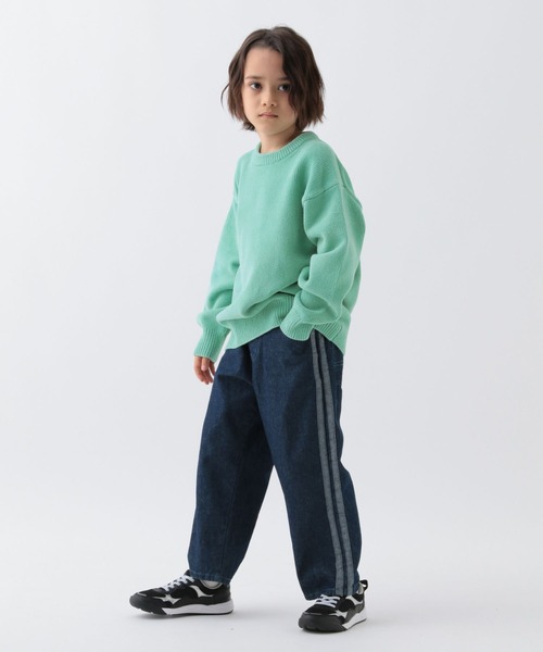 BAYFLOW（ベイフロー）の「【おうちで洗える♪】Finedaysカラーニット(KIDS)（ニット/セーター・キッズ・パープル/イエロー/グリーン/ピンク・110cm/120cm/130cm/140cm/150cm）」の12枚目の写真