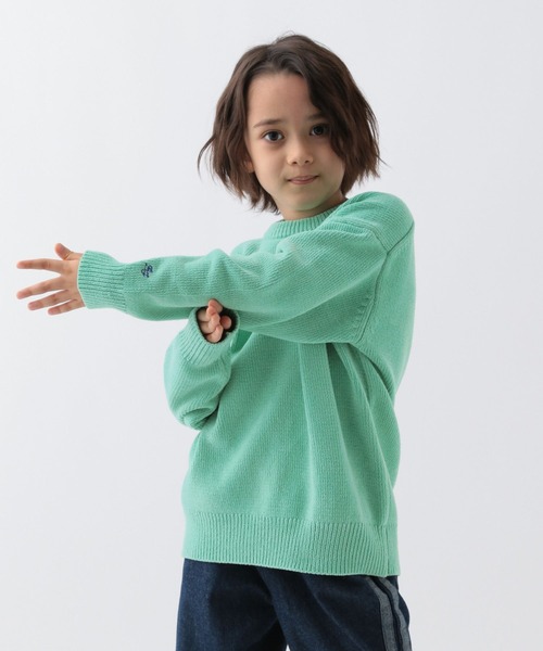 BAYFLOW（ベイフロー）の「【おうちで洗える♪】Finedaysカラーニット(KIDS)（ニット/セーター・キッズ・パープル/イエロー/グリーン/ピンク・110cm/120cm/130cm/140cm/150cm）」の13枚目の写真