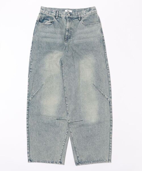 セール】BALLOON SILHOUETTE FADE DENIM（デニムパンツ）｜M TO