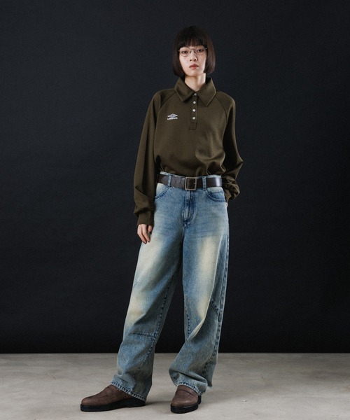 M TO R（ムウトアール）の「BALLOON SILHOUETTE FADE DENIM（デニムパンツ・レディース・ブラック/ブルー・38/42/40）」の15枚目の写真