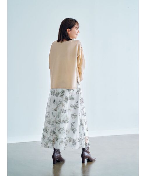 ライトジャカードゆるニット【低身長・小柄女性】（ニット