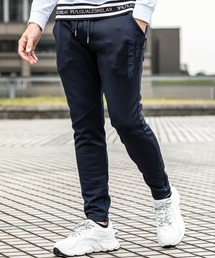 1PIU1UGUALE3 RELAX(ウノピゥウノウグァーレトレ リラックス)ポーラテック縦ロゴロングパンツ