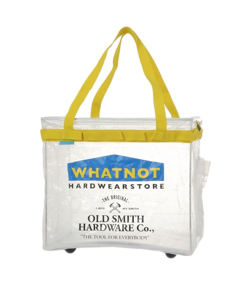 niko and...（ニコアンド）の「【OLD SMITH×WHAT NOT】コラボ　ワンタッチバケット（収納グッズ・レディース・ブルー/イエロー・0）」の3枚目の写真
