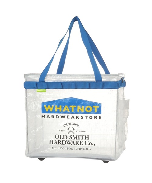 niko and...（ニコアンド）の「【OLD SMITH×WHAT NOT】コラボ　ワンタッチバケット（収納グッズ・レディース・ブルー/イエロー・0）」の4枚目の写真