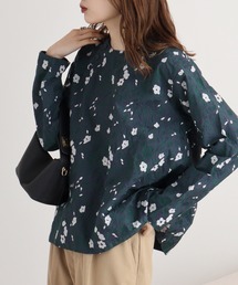 EMAGO ベジタブル総柄刺繍ブラウス